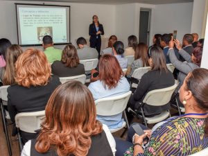 La DGJP capacita a sus colaboradores sobre prevención, seguridad y salud en el trabajo.