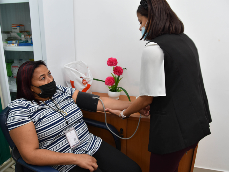 DGJP realiza operativo de salud a sus colaboradores