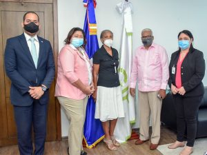 Director general de la DGJP recibe visita de cortesía de la presidenta del CODOPENF