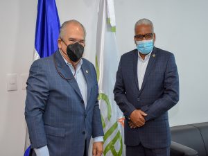 Superintendente de Salud Y Riesgos Laborales gira visita de cortesía al director de Jubilaciones y Pensiones