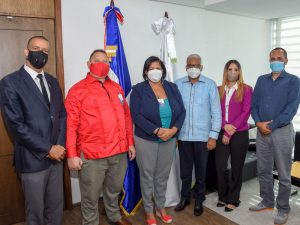 El director general de Jubilaciones y Pensiones a Cargo del Estado, licenciado Juan Rosa, recibió la visita del director del Distrito Escolar 1505, licenciado Felix Monción; el mismo estuvo acompañado de una comitiva del Ministerio de Educación.