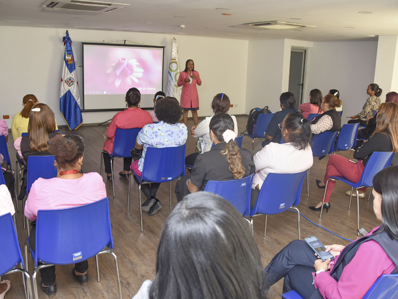 DGJP imparte charla a sus empleadas sobre prevención Cáncer de Mama