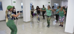 Empleados de la DGJP participan en actividad recreativa por una mejor Salud Mental