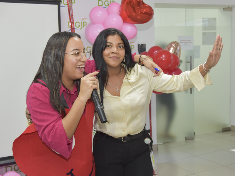 DGJP celebra el día de san valentín  a sus colaboradores.
