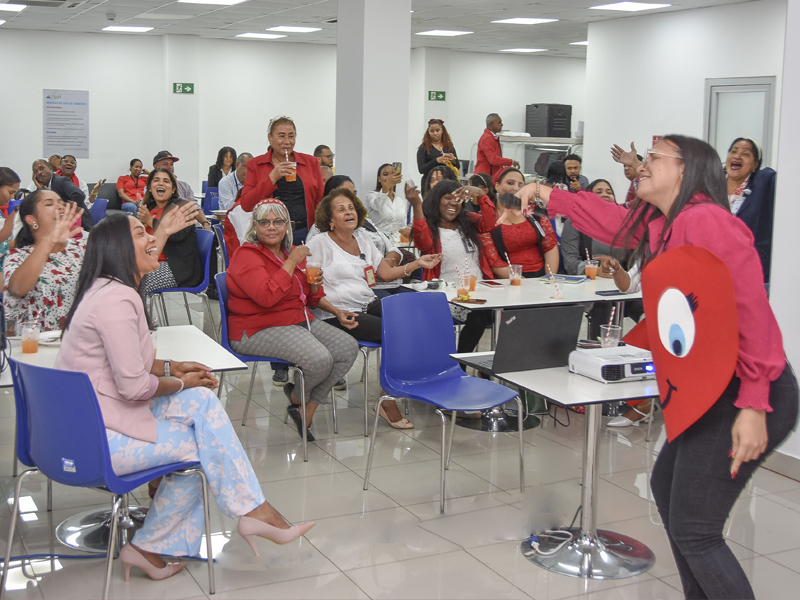 DGJP celebra el día de san valentín  a sus colaboradores.
