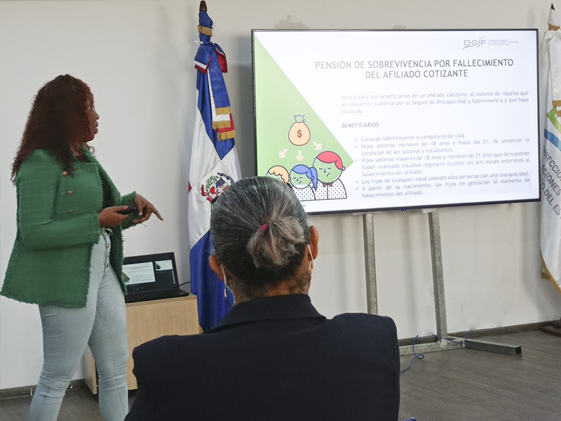 Ligia de la Cruz proporcionó información detallada sobre la pensión por sobrevivencia por fallecimiento del afiliado cotizante.