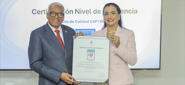 El Ministerio de Administración Pública (MAP) otorgó este lunes la Certificación del Nivel de Excelencia   a través del Sello de Calidad CAF +300 a la Dirección General de Jubilaciones y Pensiones (DGJP) por su gestión organizacional y de personal, así como su liderazgo y sus estrategias implementadas.