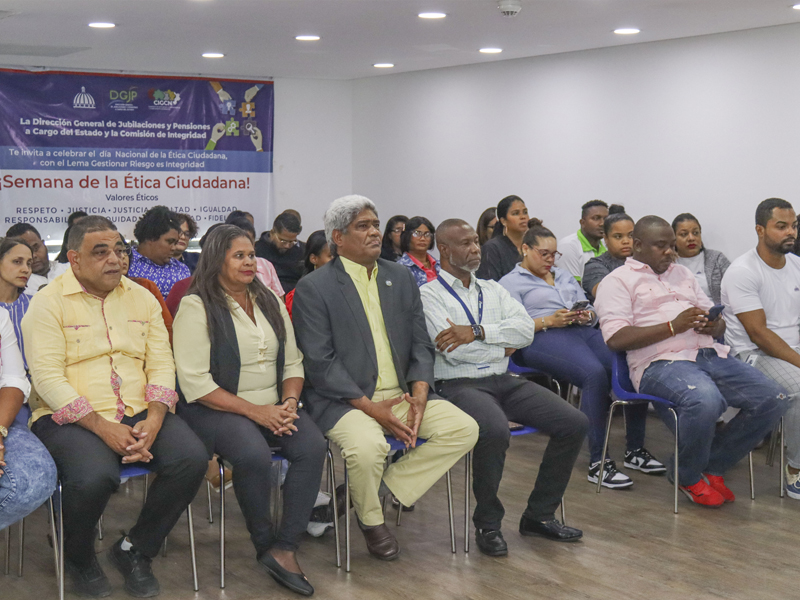 DGJP finaliza con éxitos “Semana de la Ética” Ciudadana con varias actividades.