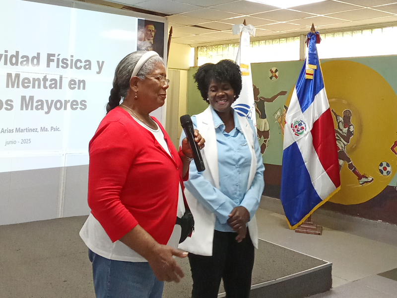 La Dirección General de Jubilaciones y Pensiones a Cargo del Estado (DGJP) participó como invitado especial en la charla “Actividad física y salud mental en adultos mayores”, organizada por el Ministerio de Deportes y Recreación (MIDEREC). 